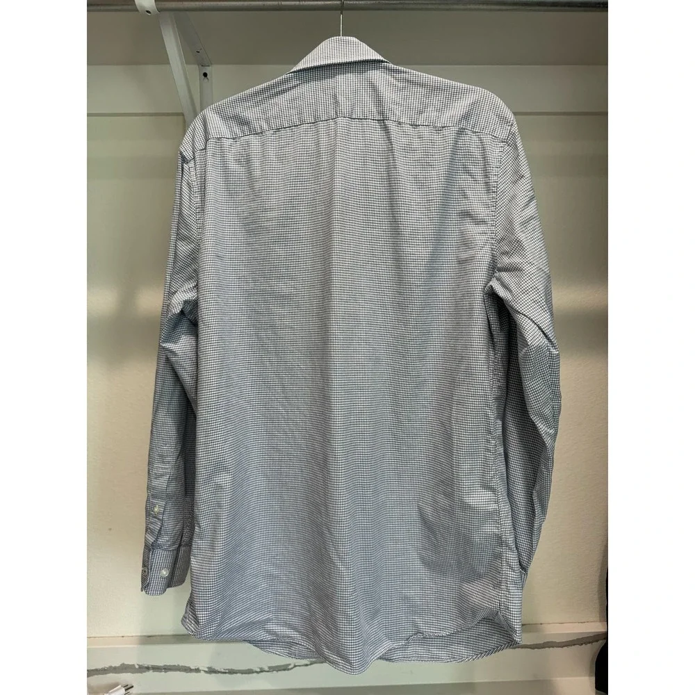 Banana Republic‎ Slim Fit Dress Shirt Size Large Blue